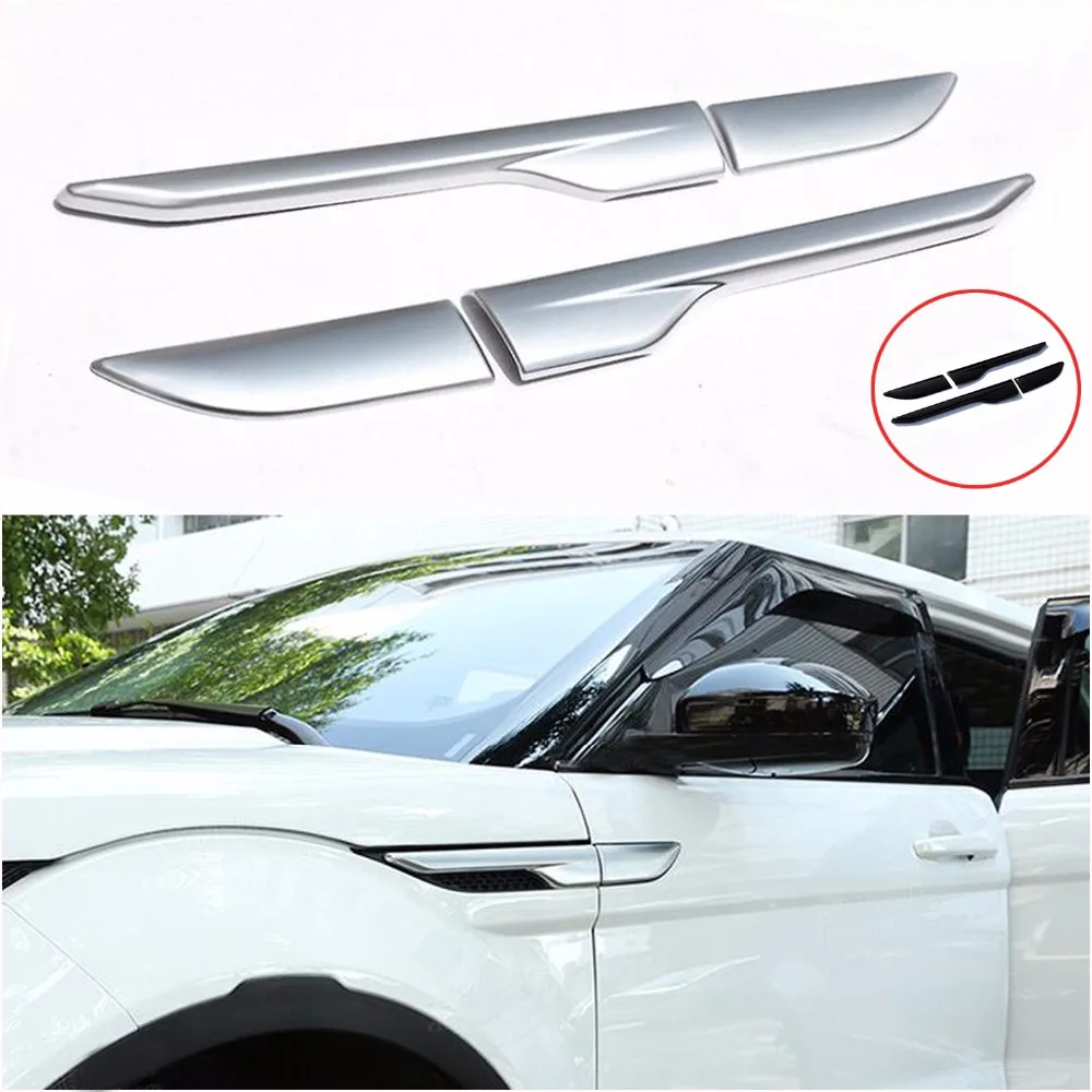 DEE Car Accessories for Land Range Rover Evoque Modified Sport Styling Car Side Wind Blade Shape Fender ABS Decorative