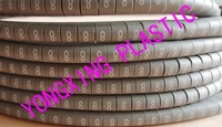 100pcslot freeshipping ec 3 6mm2 cable marker 8 9different number colorful