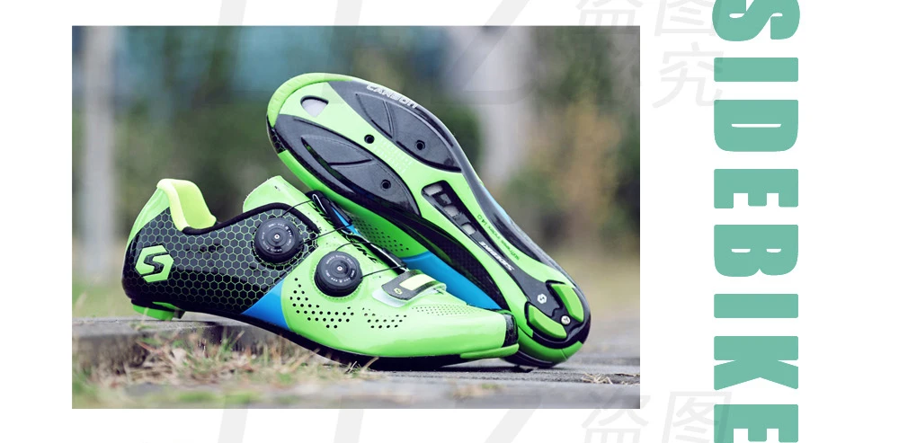 Новинка SIDEBIKE велосипедная углеродная велосипедная обувь для женщин и мужчин самоблокирующаяся углеродная обувь гоночная обувь для шоссейного велосипеда цвет