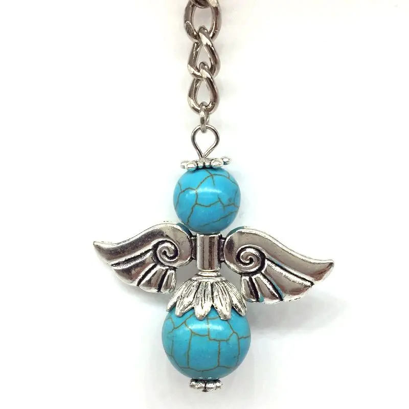 Модный камень кулон брелок подарок ангела бусина цветной ювелирный мешок