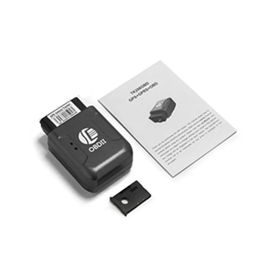 without box Deaoke TK206 gps 306A(черная версия) OBD gps трекер автомобиля obd 2 OBD II gps трекер - Цвет: without box