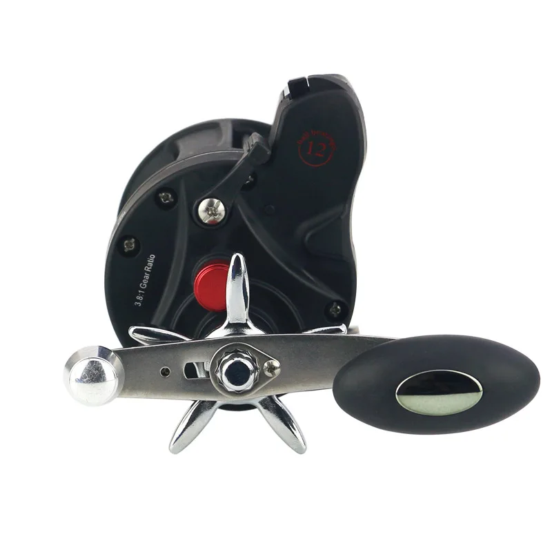 Катушка для заброса приманки рыболовный барабан океан с цифровым дисплеем