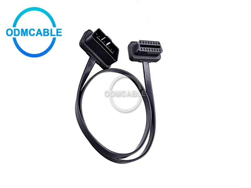 

16-контактный кабель-удлинитель OBD2 штекер-гнездо OBDII Автомобильный диагностический удлинитель адаптер 100 см