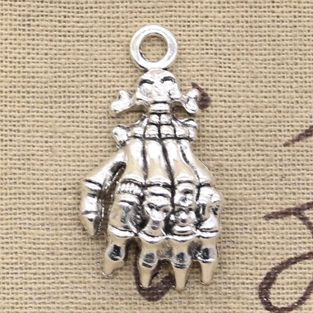 8 шт. подвески в форме скелета 38x21 мм|skeleton charm|charms jewelry makingmaking pendant |