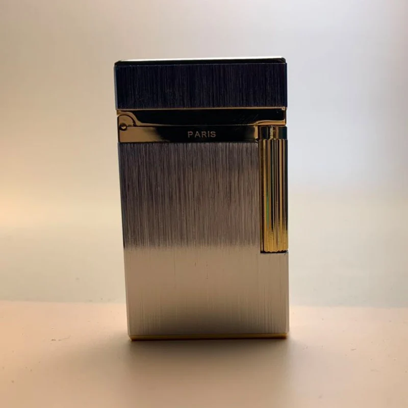Новая Винтажная яркая звуковая газовая зажигалка dupont, ветрозащитная медная Зажигалка для сигарет