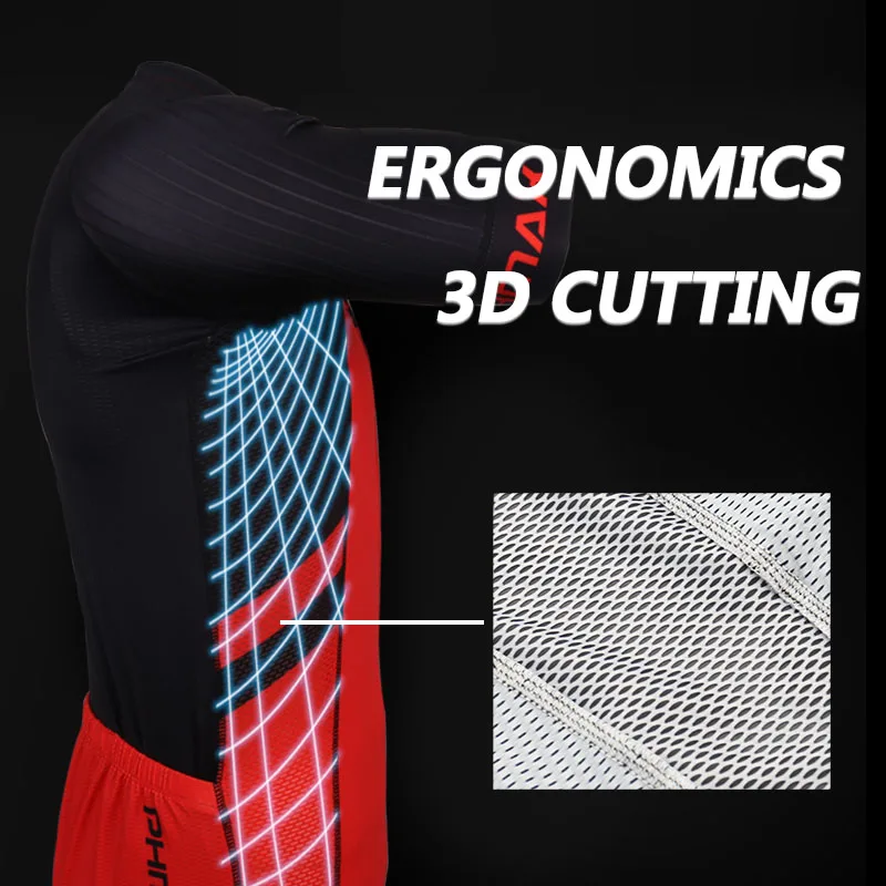 Высокоэластичная веломайка PHMAX с итальянскими силиконовыми захватами коротким