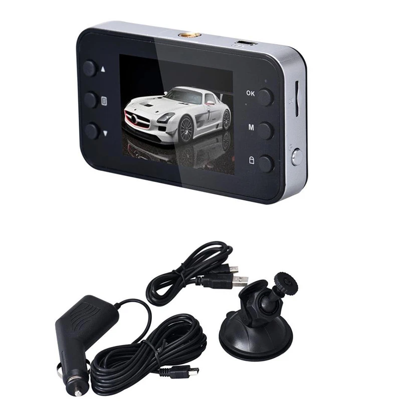 Видеорегистратор POPSPARK с дисплеем 2 4 дюйма ЖК-дисплеем Full HD K6000 1080P Автомобильная