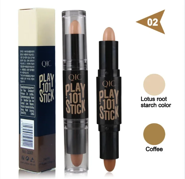 002 4 Colors Highlighter Palette Iluminador Makeup Face Bronzer Body Contour Shimmer Shine Liquid Highlighter Powder Highliter Kit - Цвет: 002