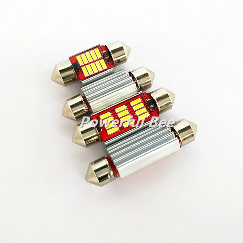 2 шт. Автомобильные светодиодные лампы CANBUS C5W 4014SMD 3 Вт для Audi A1 A3|light force|light wedge book