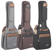 waterproof professional portable 38 39 40 41inch acoustic guitar case gig bag soft backpack cover padded pocket handle strap