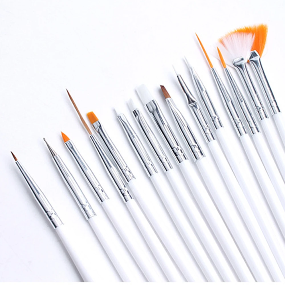 20 шт./компл. искусственный нейл арта карандаш для художника пунктирные