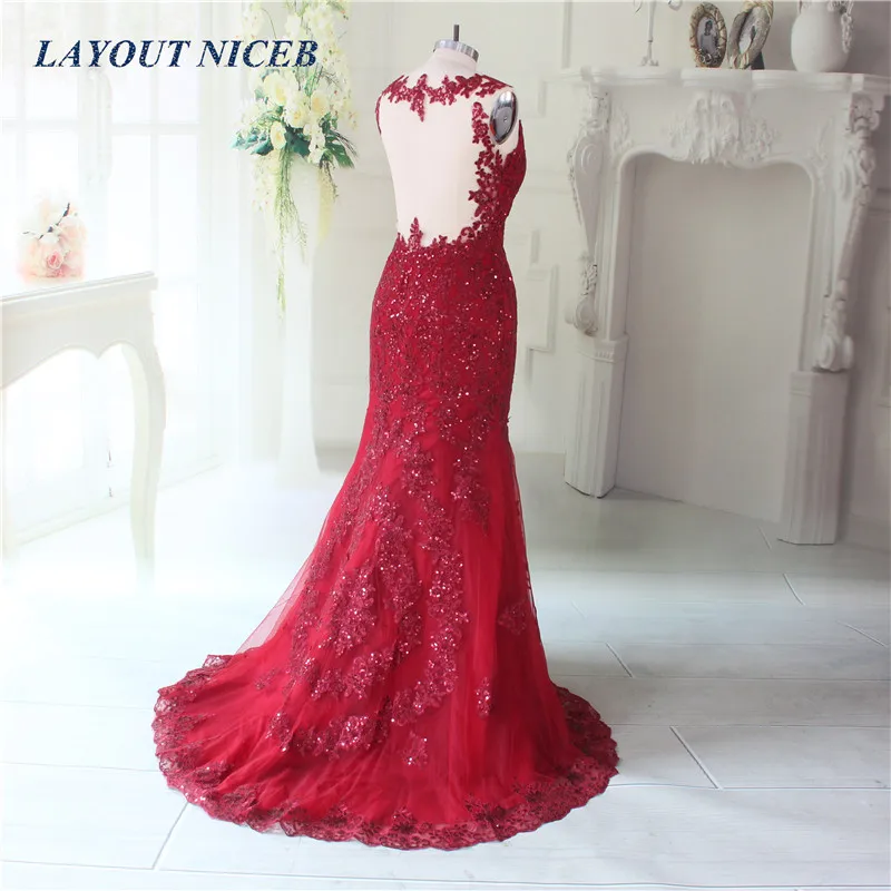 Robe de soiree, длинное вечернее платье русалки,, кружевные, с блестками, с вырезом в виде сердца, со шлейфом, вечерние кружевные платья, Vestido de festa