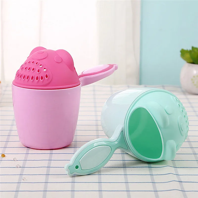 Милые Мультяшные Детские шапочки для ванны чашка мытья головы ребенка