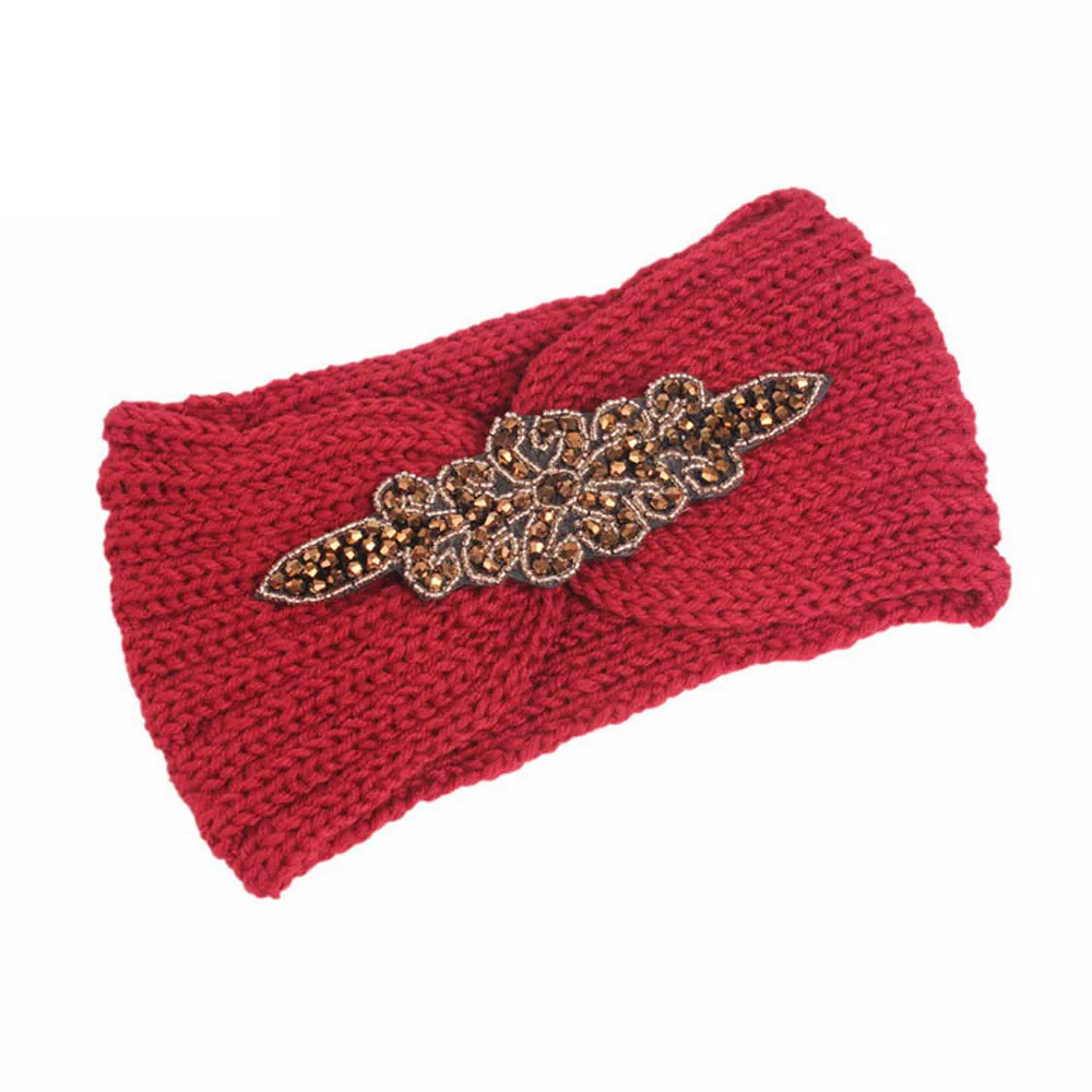 HOT SALE Beauty Women Knitting Headband Handmade Keep Warm Hairband hair styling tools Girls Gifts Accessories | Красота и здоровье