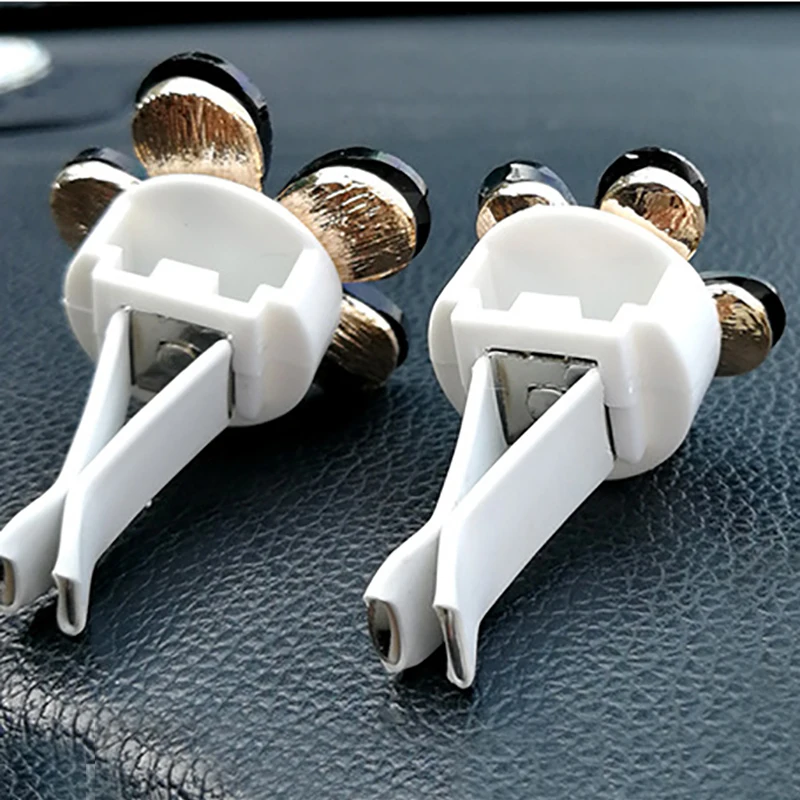 3 шт. креативный Хрустальный цветок со стразами освежитель воздуха в автомобиль