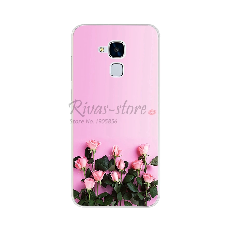 Белый Чехол для телефона huawei GT3, силиконовый чехол, мягкий ТПУ чехол для huawei GT3 GT 3 G T3 Nmo-L31 Nmo L31, чехол s - Цвет: Белый