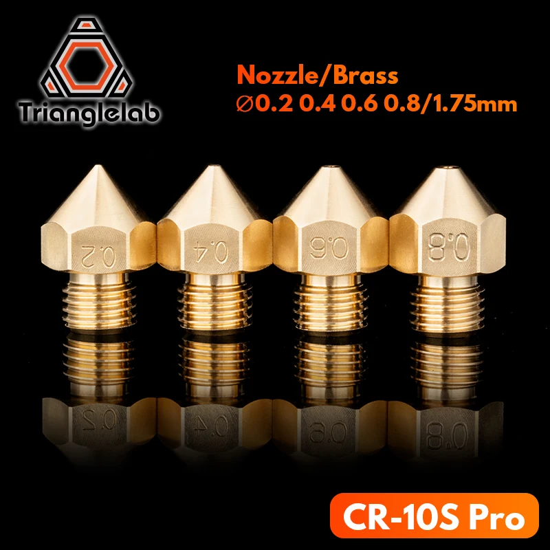 Латунная насадка trianglelab CR 10S pro для 3D принтеров hotend 1 75 мм Филамент J head cr10S PRO