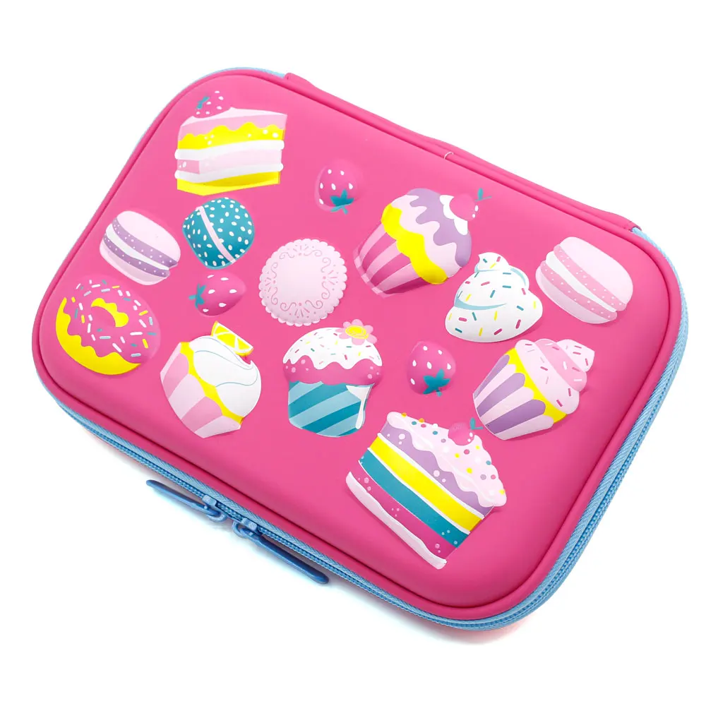 EVA pencilcase Единорог торт Карандаш Чехол тонких листов Kawai estuche Эсколар творчество принадлежности kalem kutusu Хэлло Китти, школьница пенал для карандашей - Цвет: EVA pencilcase
