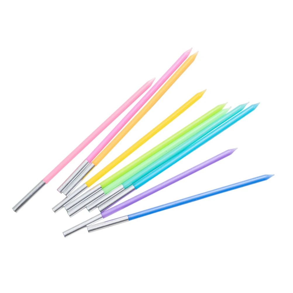 50 шт. разноцветные тонкие декоративные длинные торты | Дом и сад