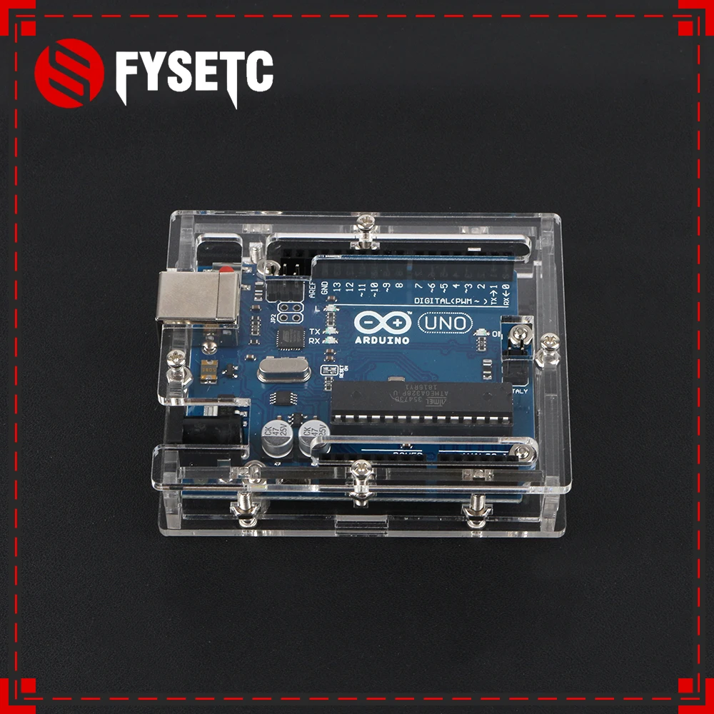 Uno R3 чехол корпус Прозрачная Акриловая крышка Совместимость для Arduino борту модуль