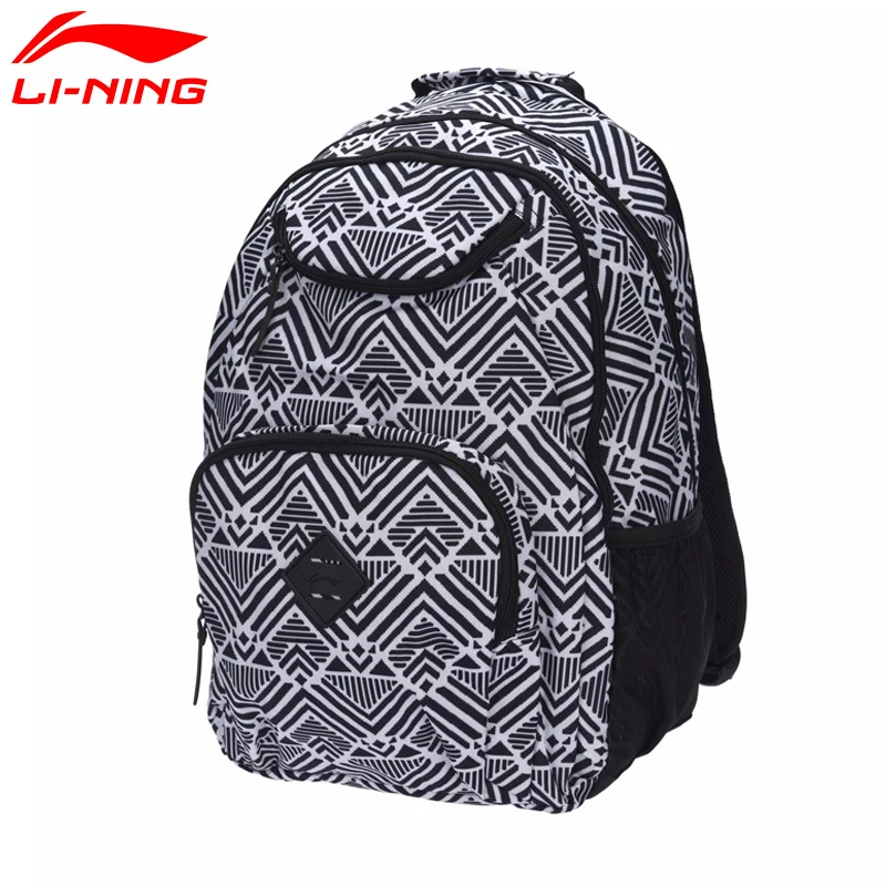 Li Ning унисекс Городской Спортивный Рюкзак полиэстер классический городской
