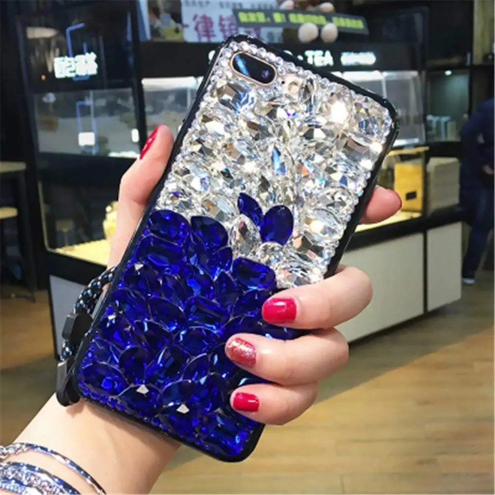 35 1 шт. блеск Роскошный Кристалл Rhinestone Bling диаманта Прозрачный чехол для телефона для Alcatel 7 /7 Folio 6062 Вт/Revvl 2 плюс(T-Mobile - Цвет: 35