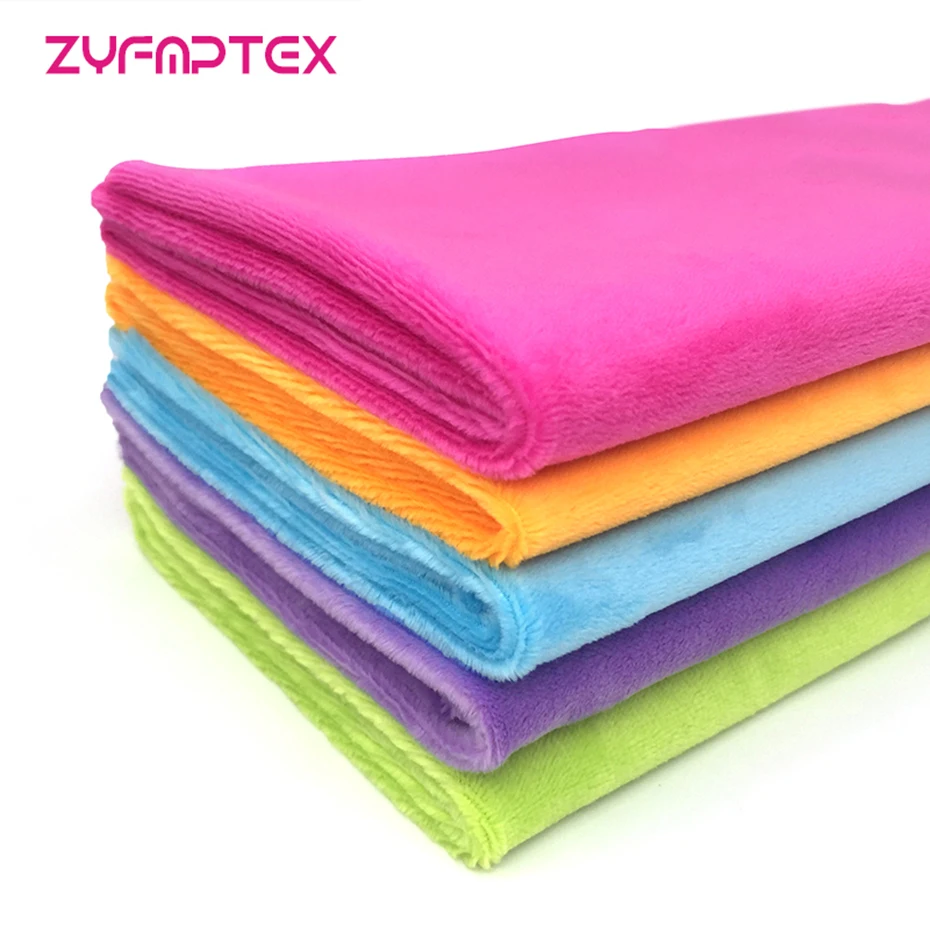 ZYFMPTEX 2019 Китай 100 оригинальная плюшевая ткань фабричная оптовая цена сделай сам