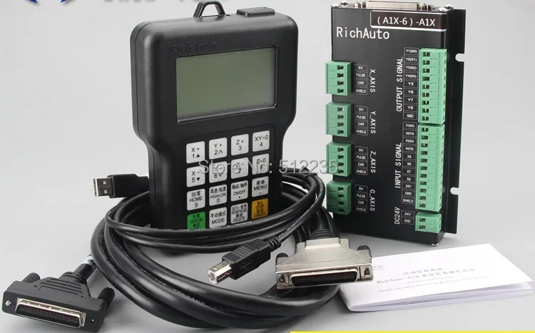 Контроллер A11E RichAuto DSP контроллер CNC 3 осевой заменитель 0501 для маршрутизатора