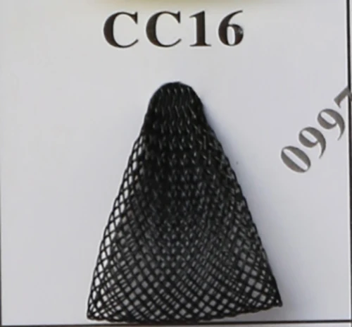 CC16 Black 5 см простая сетчатая лента Крин косы конский волос 50 ярдов/лот - Цвет: CC16 Black