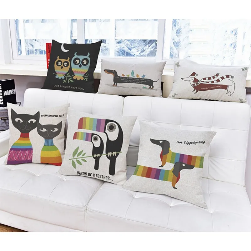 Подушки для дивана из хлопка и льна 45x45 30x50 см|pillow for sofa|decorative pillows sofadecorative |