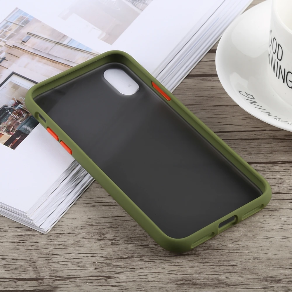 Противоударный чехол TOTU из ТПУ+ поликарбоната для iPhone X XS XR XS Max защитный чехол для смартфона