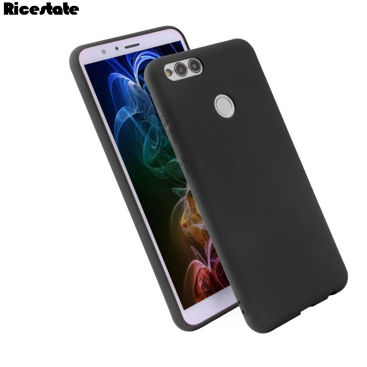 Ricestate задняя крышка для Huawei Honor 7X 7A 7C 8X 6X 6A 8 9 10 lite чехол P20 Pro Y5 Y6 Prime 2018 матовый мягкий