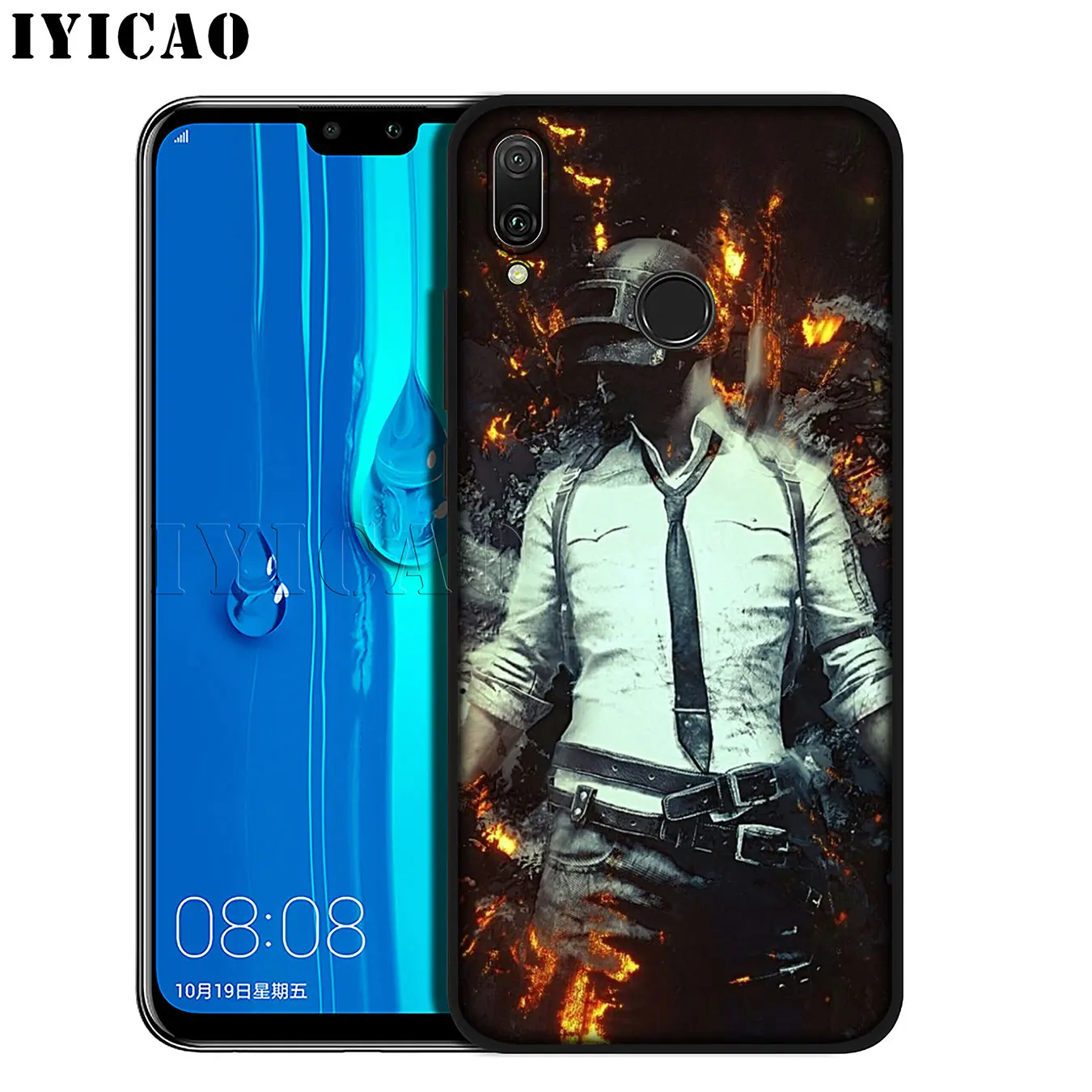 IYICAO PUBG Мягкий силиконовый чехол для телефона Huawei Mate 30 20 10 Pro Lite Nova 5I 4 3i 3 2i Черный из