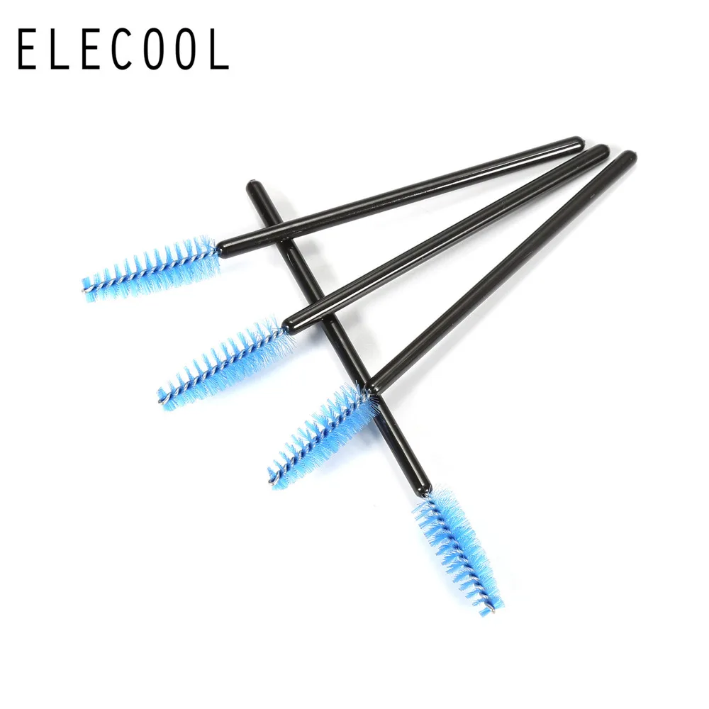 ELECOOL, 50 шт., одноразовая щетка для ресниц, косметическая, микро кисть для туши, палочки для макияжа, аппликатор, кисть для ресниц, инструмент для макияжа