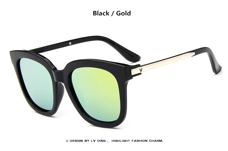 C5 Новинка, модные новые солнцезащитные очки для женщин, фирменный дизайн, высокое качество, большая оправа, популярные винтажные женские солнцезащитные очки, 8 цветов, Oculos - Цвет линз: C5