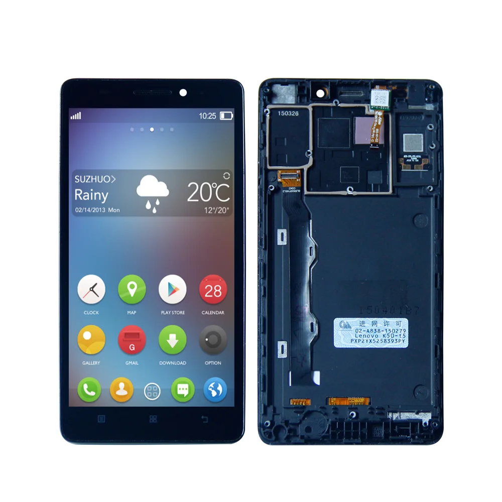 5 дюймов для Lenovo K3 Примечание K50 T5 T3S ЖК дисплей сенсорный экран дигитайзер стекло