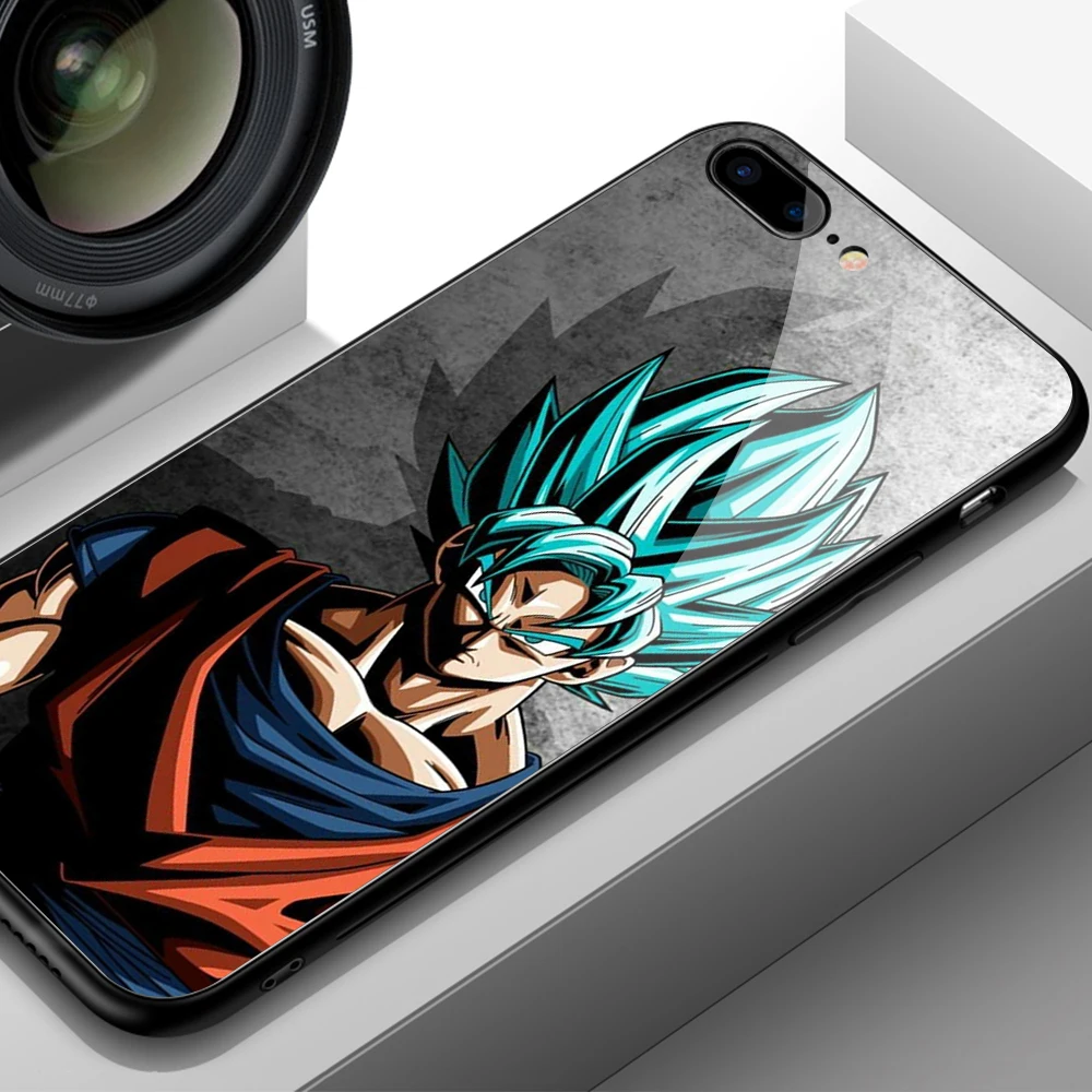 Чехол Finder для iphone XS чехол Dragon Ball Супер Saiyan чехол из закаленного стекла для iphone 6 6S 7 8 plus X XR XS MAX 11 pro max