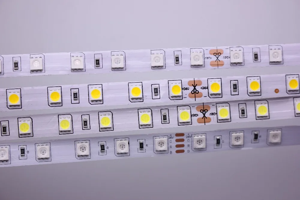 SMD 5050 RGB Светодиодная лента Водонепроницаемая 5 м 300 светодиодный DC 12 В 24 В CCT RGBCCT RGBW RGBWW белый теплый белый Fita светодиодный светильник гибкие полосы