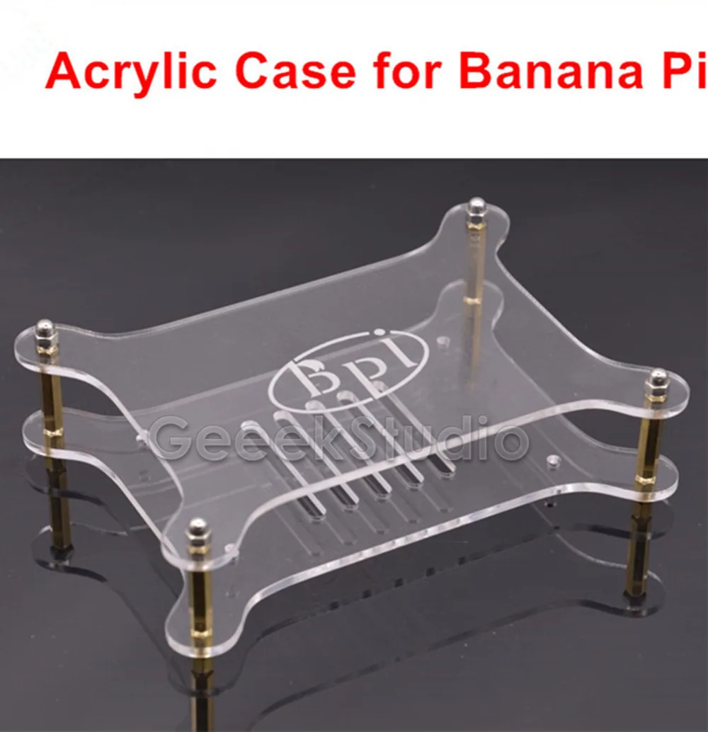Transparent Clear Acrylic Case Shell Enclosure for Banana Pi M1 BPI-M2 M3 M1+ | Компьютеры и офис