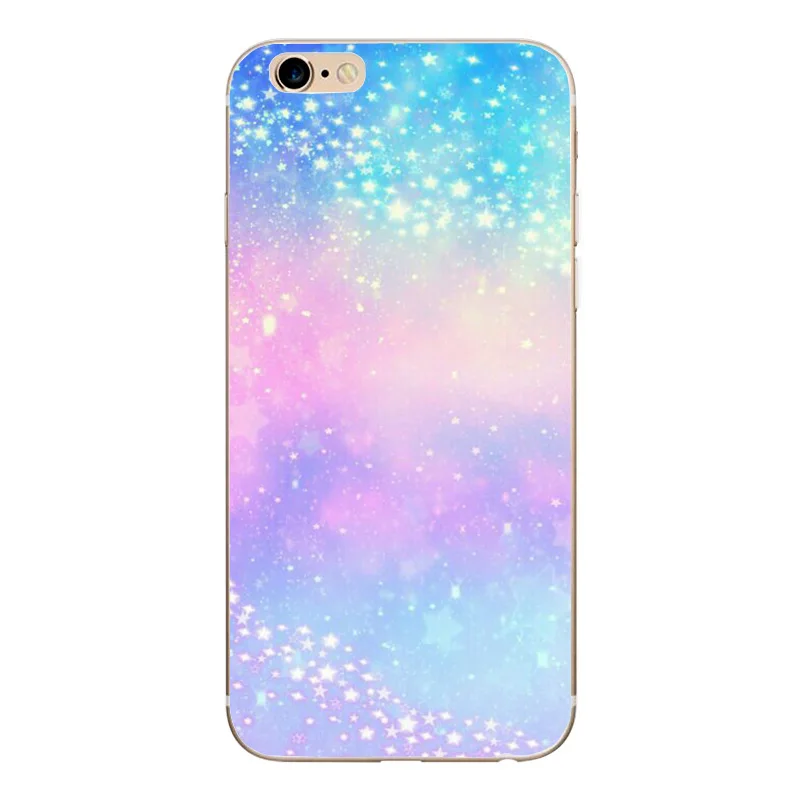 Feather Patterned For case iphone 6 X se Moon star leaves transparent tpu silicone fundas 8 plus coque 7plus 7 |