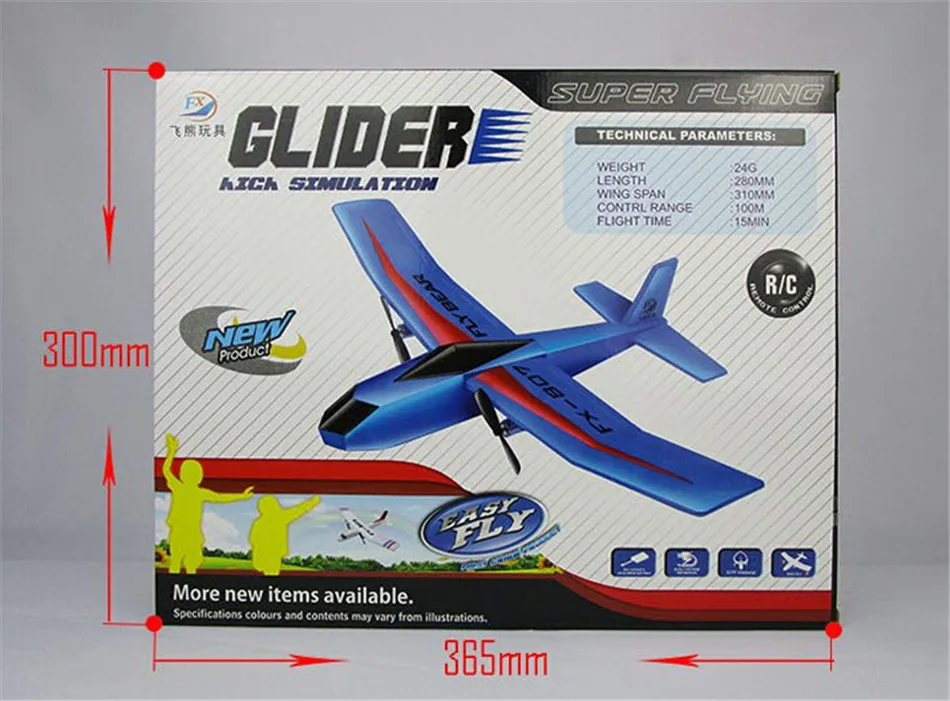 FX 805 дистанционного управления планера прочность EPP пены с неподвижным крылом