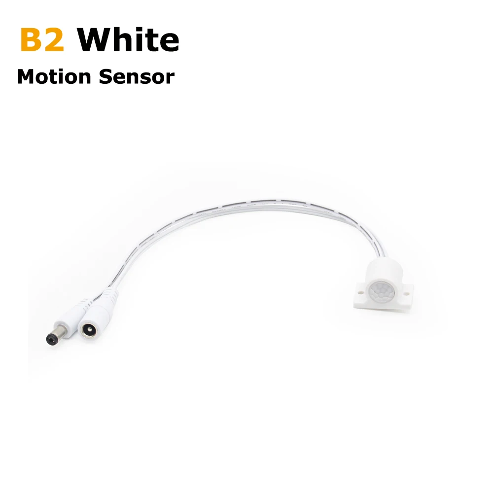 Model B2 White Движение Сенсор движения 12В Сенсор светильник переключатель 24V сенсорный Сенсор выключатель автоматического включения выключения светильник таймер инфракрасная ПИР-Сенсор - Цвет: Model B2 White