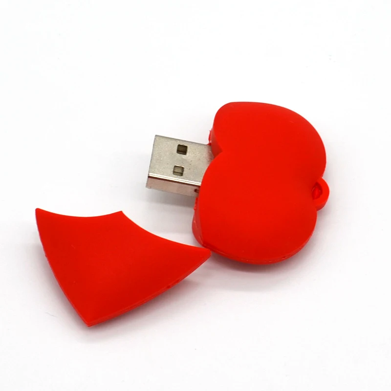 Милое сердце образный карту флэш памяти с интерфейсом usb Флеш накопитель 1 ГБ/4 ГБ/8