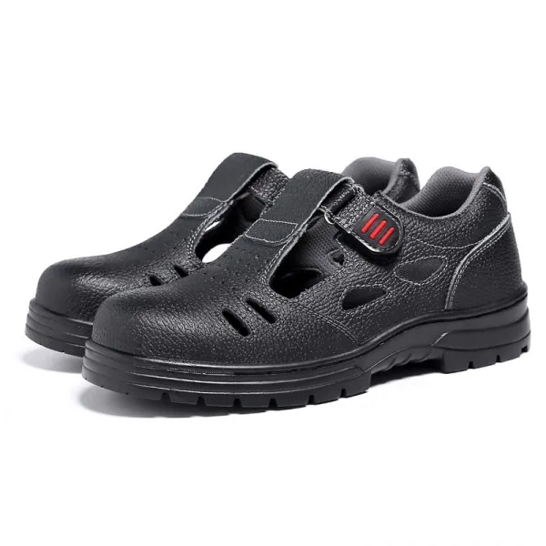 HALINFER 2018 new breathable casual men's sandals with men steel toe work&ampsafety shoes fashion puncture proof boots plus size | Обувь