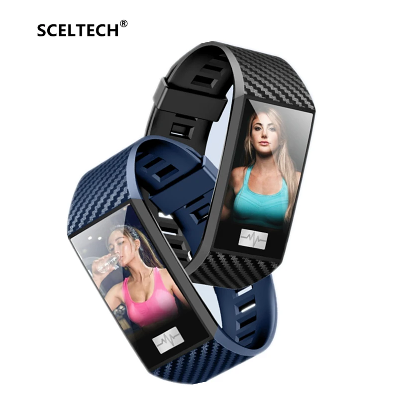 SCELTECH DT58 водонепроницаемый смарт-браслет ЭКГ пульсометр крови Давление монитор IPS большой Экран умные часы для Android мобильных телефонов