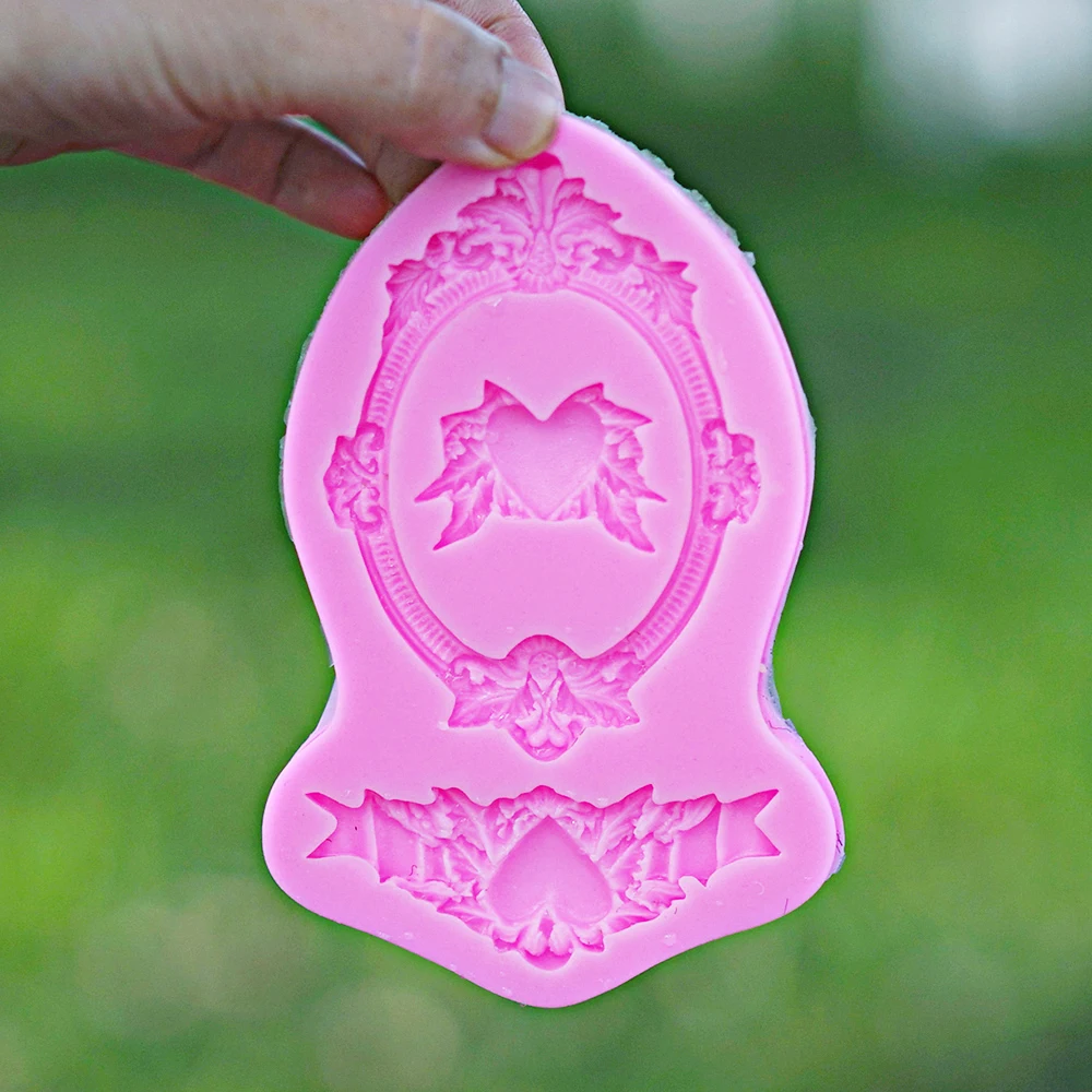 Силиконовые формы в форме сердца для украшения свадебного торта Confeitaria Moldes de Silicone