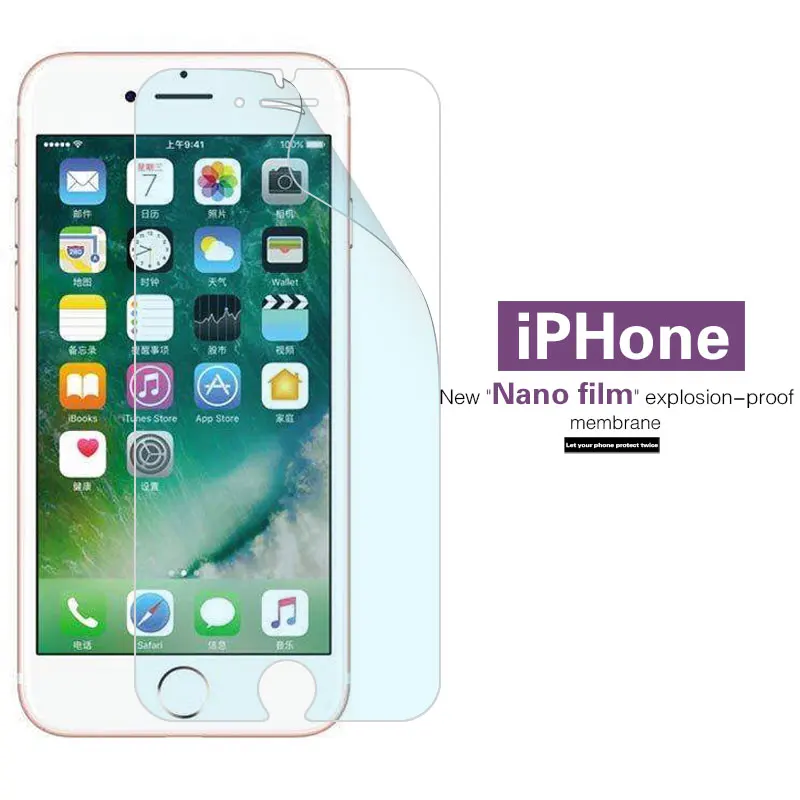 Взрывозащищенная нано мягкая пленка для Apple Iphone X 10 Ten A1865 A1901 A1902 Защитная с защитой
