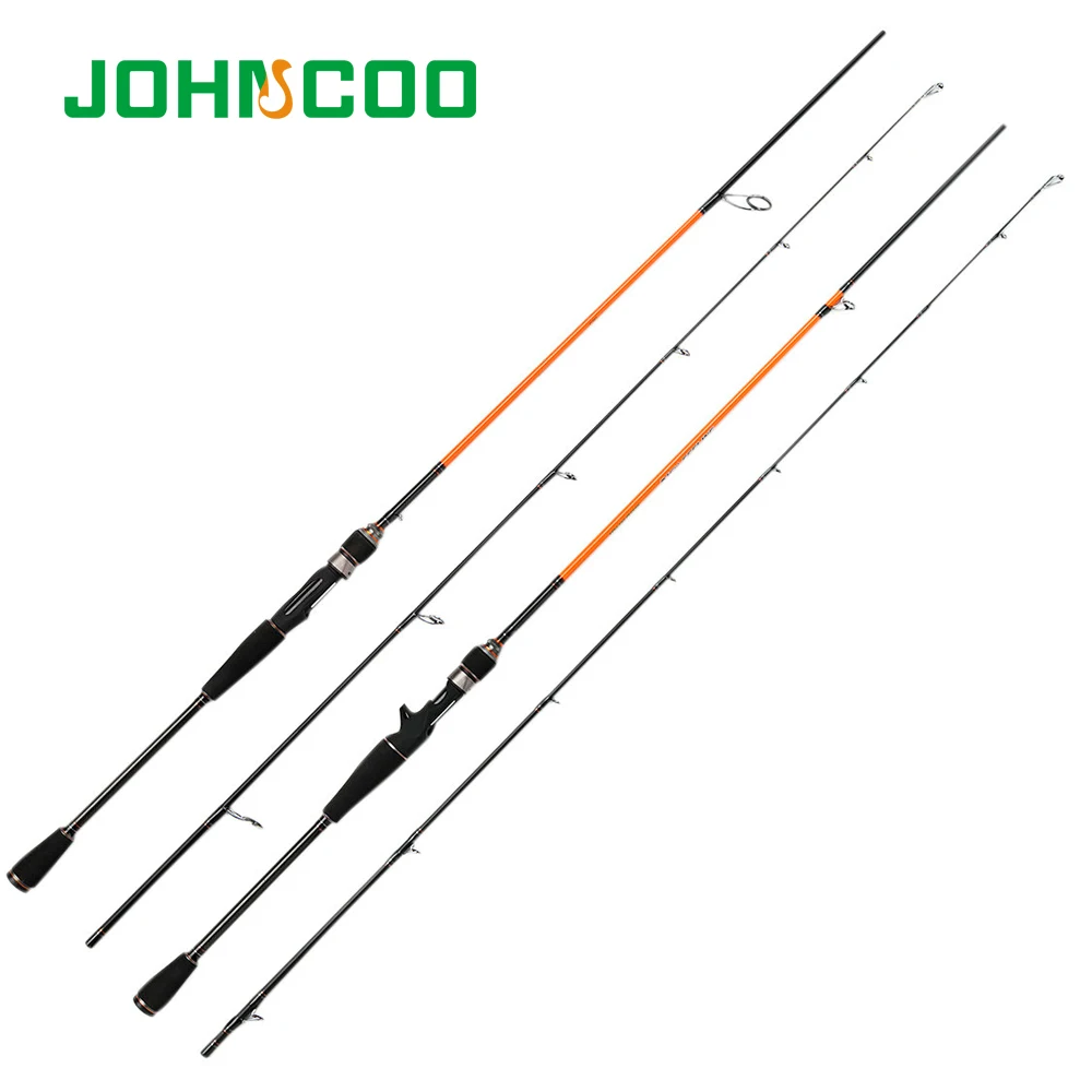 JOHNCOO 2,1 м Спиннинг для удочки 2 секции М мощность быстрое действие Удочка Литье Удочки 7-21 г Товары для рыбалки снасти
