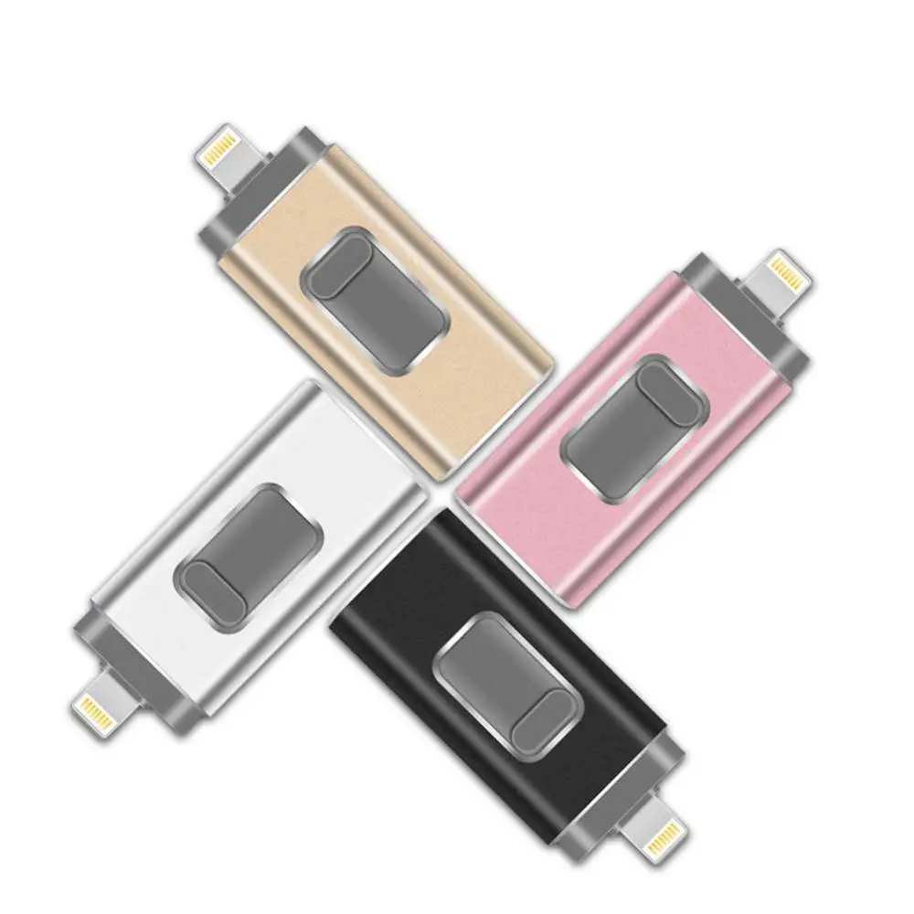 USB флэш-накопители совместимые с iPhone/iOS 3-в-1 флэш-накопитель Lightning OTG 3 0 | Компьютеры