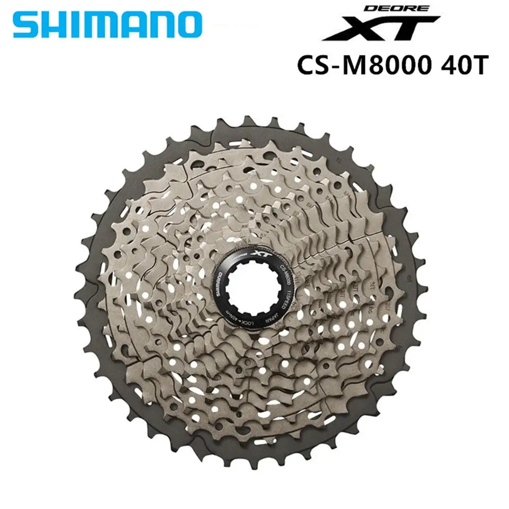 Оригинальные кассеты Shimano Deore XT CS M8000 для велосипеда MTB 11 40/42/46 T запчасти